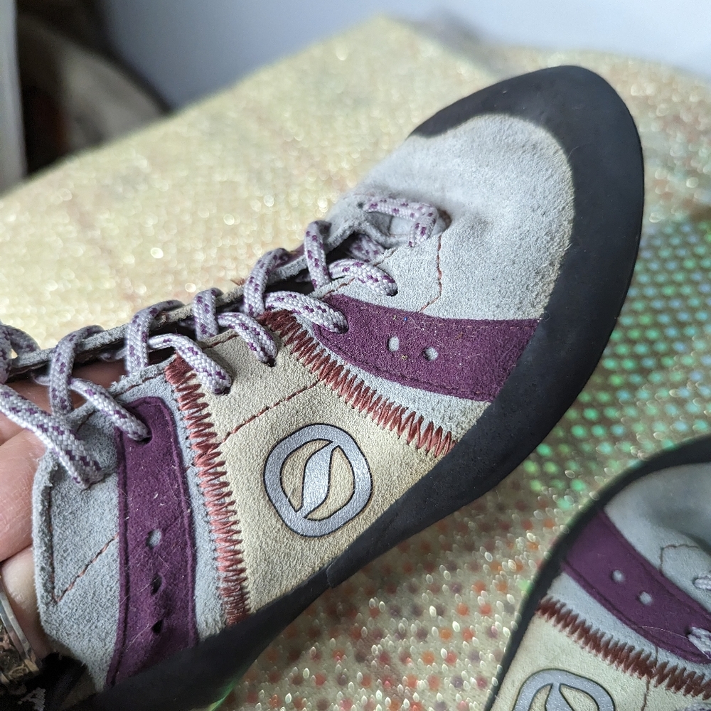 Scarpa climbing shoes